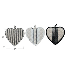 Load image into Gallery viewer, Cotton Heart Pot Holder