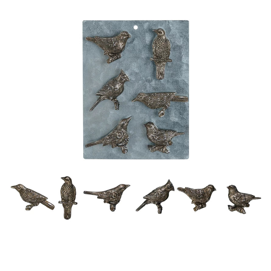 Set/6 Bird Magnets