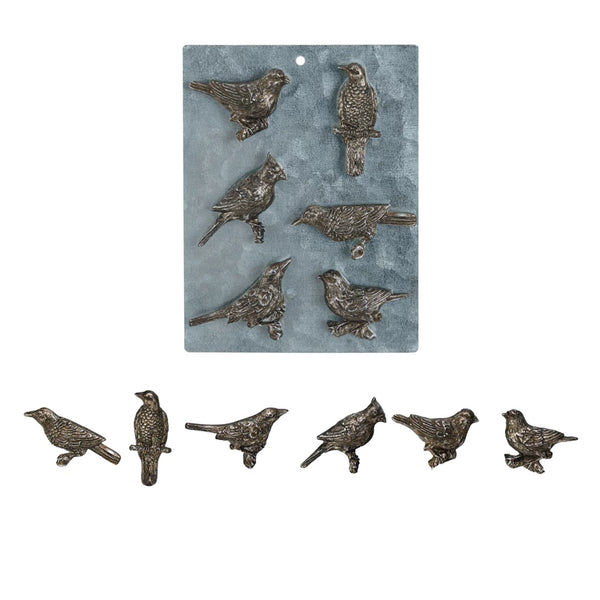 Set/6 Bird Magnets