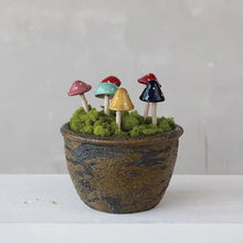 Load image into Gallery viewer, 7.5&quot; Stoneware Mushroom