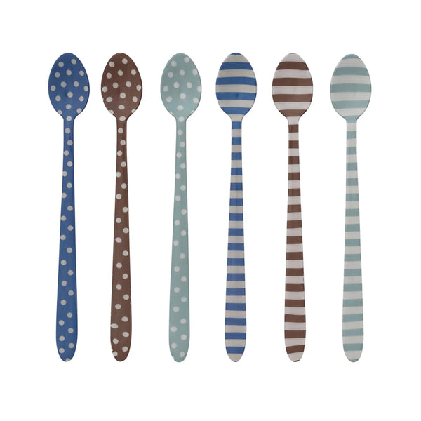 Enamel Cocktail Spoon, 6 Styles