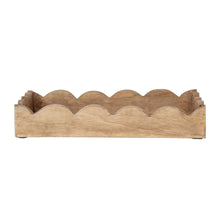 Load image into Gallery viewer, Scalloped Wood Tray