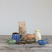 Load image into Gallery viewer, 2oz Stoneware Fish Shaped Creamer