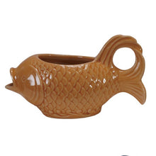 Load image into Gallery viewer, 2oz Stoneware Fish Shaped Creamer