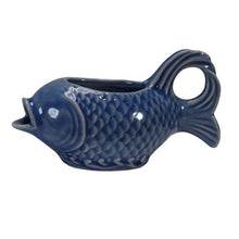 Load image into Gallery viewer, 2oz Stoneware Fish Shaped Creamer