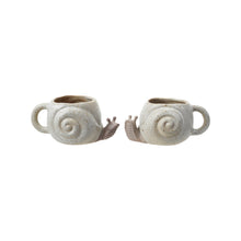 Load image into Gallery viewer, 12oz Stoneware Snail Mug
