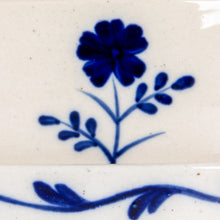 Load image into Gallery viewer, Hand-Painted Flower Stoneware Butter Dish