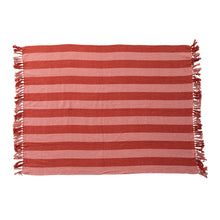 Load image into Gallery viewer, 60x50" Pink Two-Tone Woven Throw