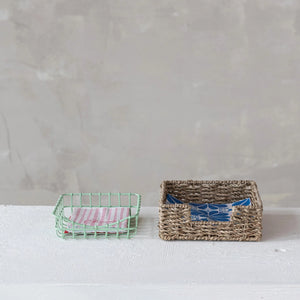 Mint Metal Napkin Holder