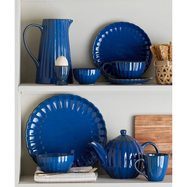 Ribbed Midnight Blue Collection