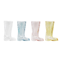 Load image into Gallery viewer, Glass Cowboy Boot Mini Vase/Shot Glass