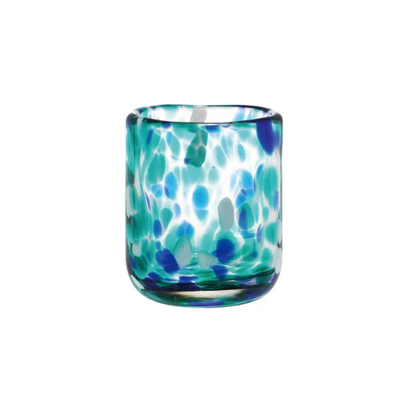 2oz Hand-Blown Confetti Glass