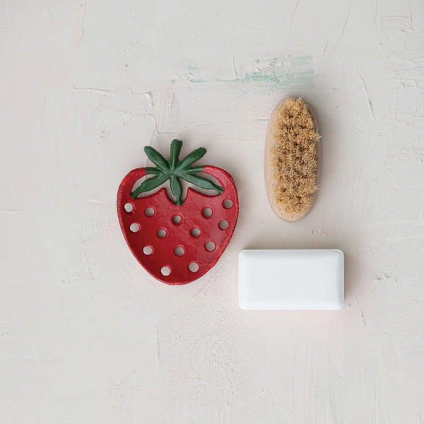 Cast Iron Strawberry Trivet