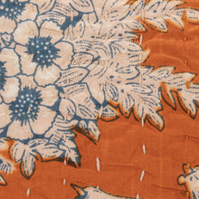 Load image into Gallery viewer, 12" Floral Kantha Stitch Pillow
