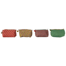 Load image into Gallery viewer, Quilted Cotton Zip Pouch
