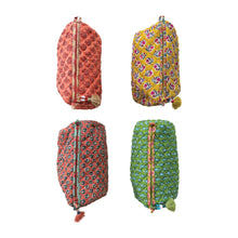 Load image into Gallery viewer, Quilted Cotton Zip Pouch