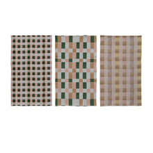 Load image into Gallery viewer, Tea Towel w/ 3 Checked &amp; Plaid Styles
