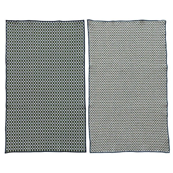 Cotton Tea Towel w/ Stitched Edge