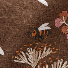 Load image into Gallery viewer, Embroidered Flowers &amp; Bees Lumbar