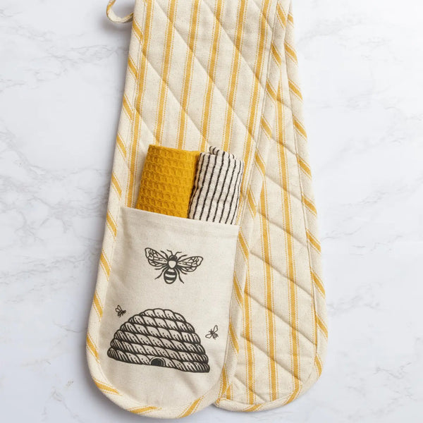 Honey Bee Double Oven Mitt