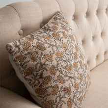 Load image into Gallery viewer, 18" Dandelion Block Print Pillow