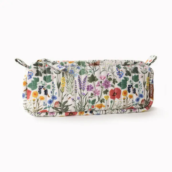 Cotton Quilted Pencil Pouch