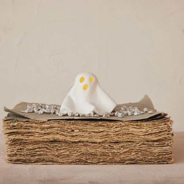 LED Stoneware Ghost