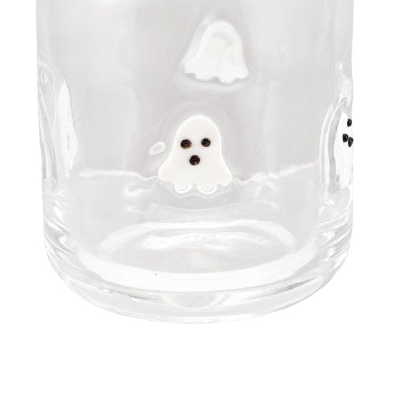 16oz Ghost Icon Drinking Glass