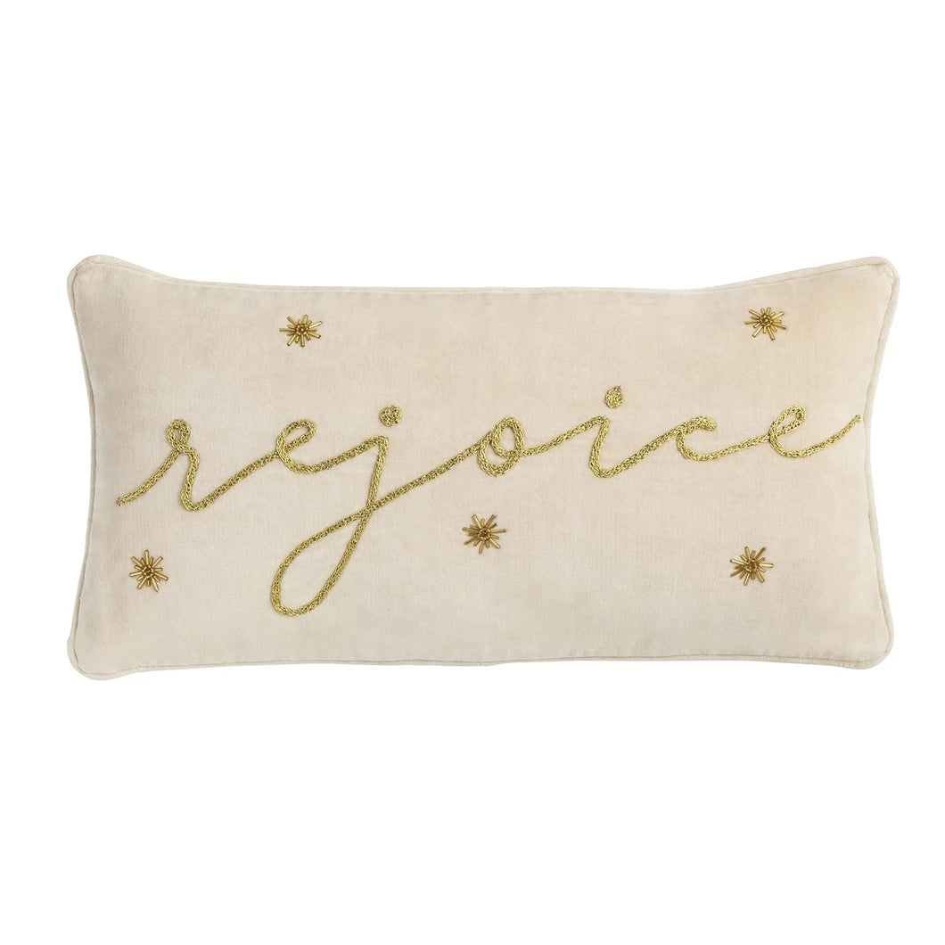 Golden Christmas Pillow