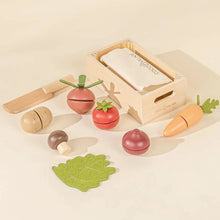 Load image into Gallery viewer, Wooden Veggie Set