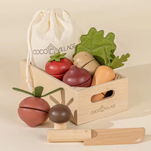 Load image into Gallery viewer, Wooden Veggie Set