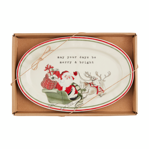 Santa Sentiment Plate