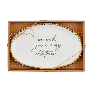 Christmas Sentiment Plate