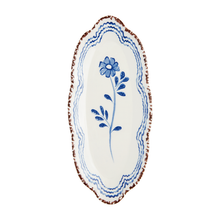 Load image into Gallery viewer, Blue Floral Plate