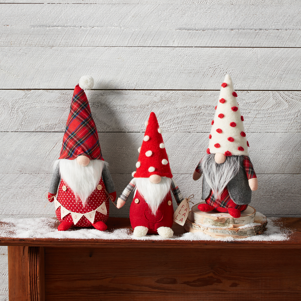 Christmas Gnome Sitter (3 sizes)