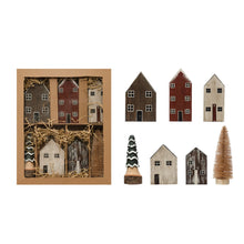 Load image into Gallery viewer, Set/7 Pine Wood Village