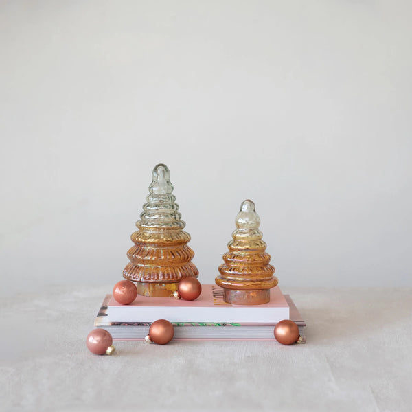 2-Tone Mercury Glass Tree