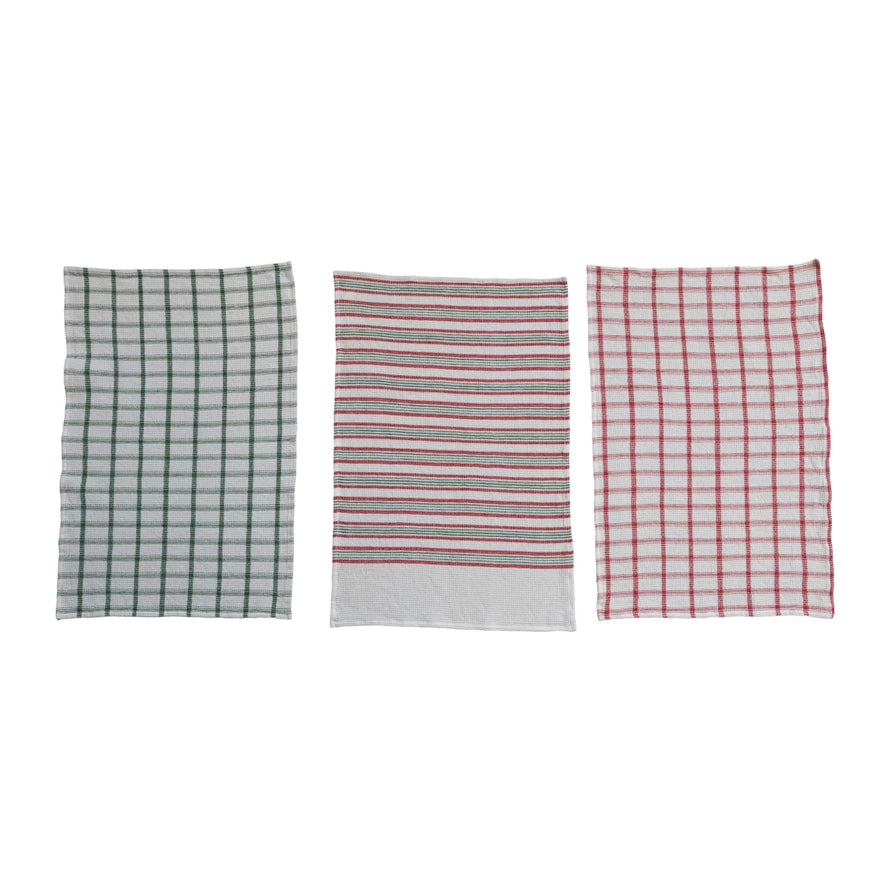 Christmas Plaid Tea Towel