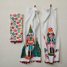 Load image into Gallery viewer, Holiday Pom Tea Towels (3 different styles)