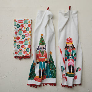 Holiday Pom Tea Towels (3 different styles)