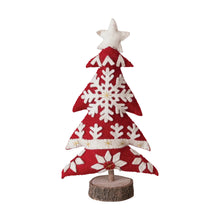 Load image into Gallery viewer, Red/White Wool Tree