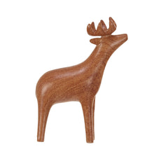 Load image into Gallery viewer, Stoneware Wood Finish Deer