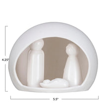 Load image into Gallery viewer, Stoneware Cave Nativity