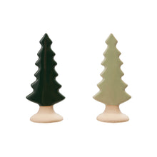 Load image into Gallery viewer, Glazed Stoneware Tree w/ Unglazed Base