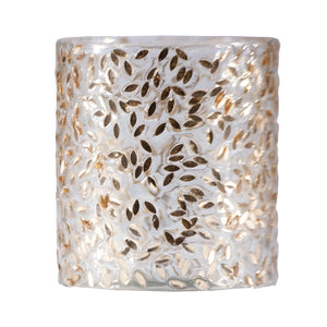 3.5" Gold Confetti Votive Holder