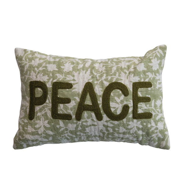 Peace Lumbar Pillow