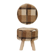 Load image into Gallery viewer, 11&quot; Plaid Stool