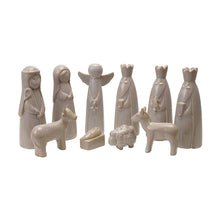 Load image into Gallery viewer, Stoneware Nativity S/9