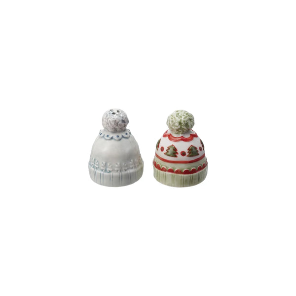 Stoneware Hat S+P Shaker Set