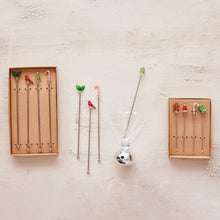 Load image into Gallery viewer, Holiday Cocktail Stirrers Set/4